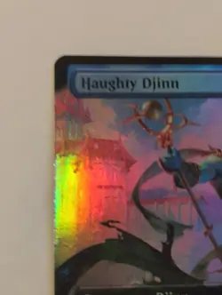 Haughty Djinn (Extended Art) Dominaria United Foil Rare - Image 2