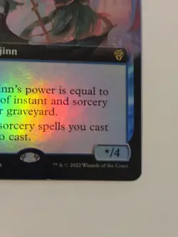 Haughty Djinn (Extended Art) Dominaria United Foil Rare - Image 4