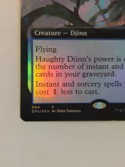Haughty Djinn (Extended Art) Dominaria United Foil Rare - Image 5