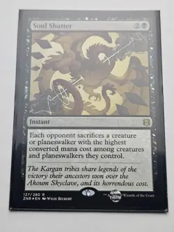 Mtg - Soul Shatter (Foil) - Zendikar Rising (ZNR) - Rare - #127 - NM - Image 1