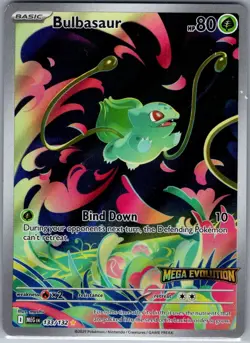 Bulbasaur - (Mega Evolution Stamped) 133/132 - Pokemon Card - NM - Image 1