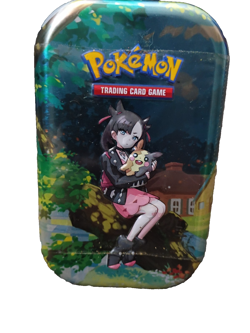 Pokemon TCG Marnie Morpeko Crown Zenith Mini Tin 2x Booster Packs New Sealed - Image 1