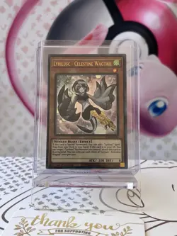 Yugioh Lyrilusc Celestine Wagtail LED8-EN036 Ultra Rare 1st Edition Near Mint - Image 1