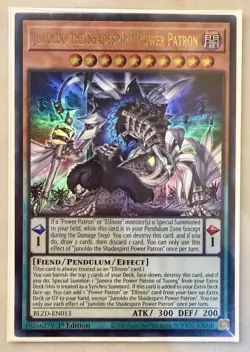 Yugioh! 1x Junoldo the Shadespirit Power Patron BLZD-EN013 Ultra Rare 1st Ed NM - Image 1