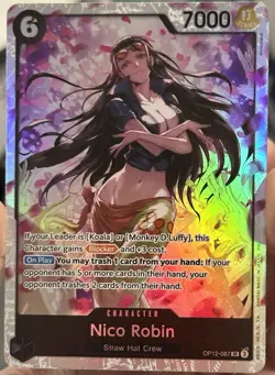 Nico Robin OP12-087 Legacy of the Master SR Foil One Piece NM - Image 4