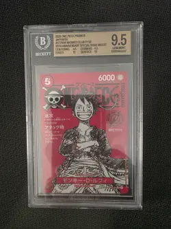 Monkey D. Luffy BGS 9.5 Gem Mint ST21-014 Promo ONE PIECE Magazine Japanese🔥🔥 - Image 3