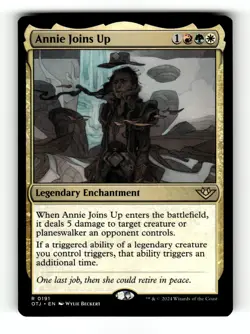 MTG: Annie Joins Up | Outlaws of Thunder Junction 191 NM - Image 1