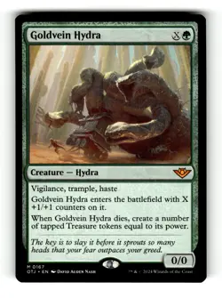 MTG: Goldvein Hydra | Outlaws of Thunder Junction 167 NM - Image 1