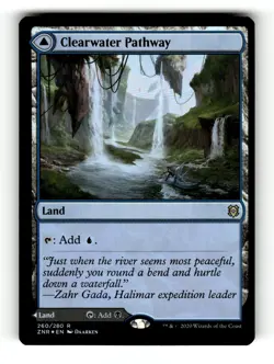 MTG: Clearwater Pathway | Zendikar Rising 260 NM FOIL - Image 1