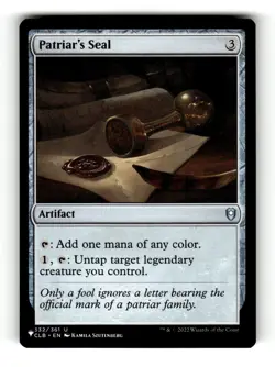 MTG: Patriar's Seal | The List Reprints 332/361 NM - Image 1
