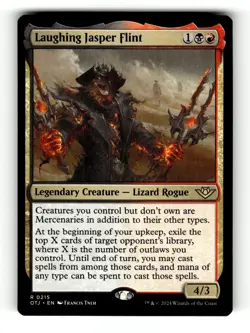 MTG: Laughing Jasper Flint | Outlaws of Thunder Junction 215 NM - Image 1