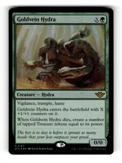 MTG: Goldvein Hydra | Outlaws of Thunder Junction 167 NM FOIL - Image 1