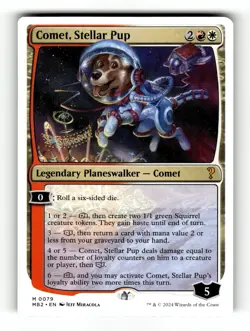 MTG: Comet, Stellar Pup (White Border) | Mystery Booster 2 79 NM - Image 1