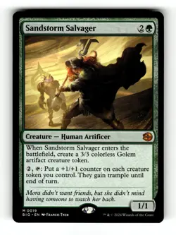 MTG: Sandstorm Salvager | Outlaws of Thunder Junction: The Big Score 19 NM - Image 1