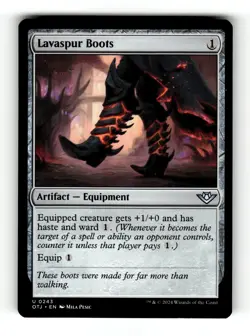 MTG: Lavaspur Boots | Outlaws of Thunder Junction 243 NM - Image 1