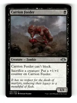 MTG: Carrion Feeder | Modern Horizons 81 NM - Image 1