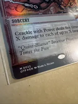 MTG Crackle with Power OTP 0022 M NM FOIL - Image 3