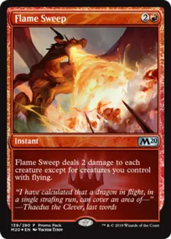 [4x] Flame Sweep - Dark Frame Promo - Near Mint, English - Promo Pack MTG Magic - Image 1