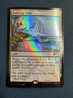 MTG Evolving Wilds (Bob Ross) - Secret Lair Drop Series (SLD) NM Foil - Image 1