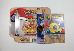 Pokemon TCG WOTC Fossil Lockdown Theme Deck OPEN BOX/EMPTY 742818060776 - Image 1