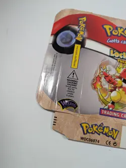 Pokemon TCG WOTC Fossil Lockdown Theme Deck OPEN BOX/EMPTY 742818060776 - Image 3
