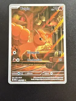 Vulpix Illustration Rare Pokemon Mega Evolution 138/132Near Mint - Image 1