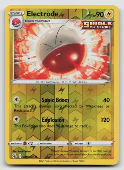 Pokemon Electrode Reverse Holo Rare SWSH08: Fusion Strike 088/264 NM - Image 1