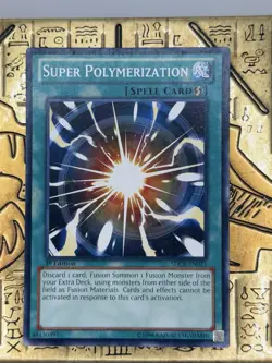 Yu-Gi-Oh! Super Polymerization SDCR-EN021 1st Edition NM - Image 1
