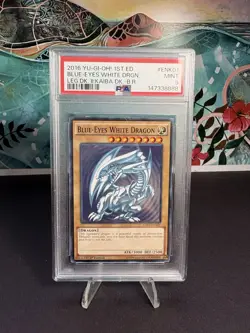 PSA 9! Yu-Gi-Oh! Blue-Eyes White Dragon LDK2-ENK01 1st Edition - Image 1