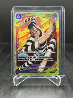 One Piece Premium Booster PRB-02 Mr.2.Bon.Kurei Secret Rare Alt Art #EB01-061 - Image 1