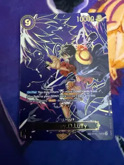 One Piece Monkey D. Luffy SP OP09-119 -OP13 Carrying On His Will Foil English LP - Image 1