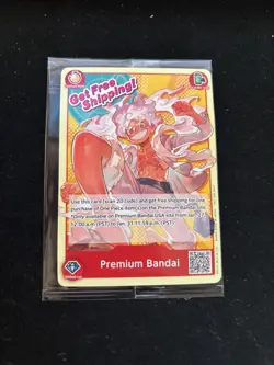 One Piece Monkey D Luffy Premium Bandai Discount Code from Bandai Fest - Sealed - Image 1