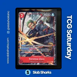 2026 ONE PIECE ADVENTURE ON KAMI'S ISLAND #EB04-007 RORONOA ZORO ALTERNATE ART - Image 1