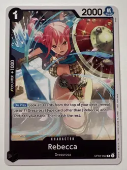 Rebecca - Tournament Pack Promo 2025 Vol. 2 - OP04-092 One Piece TCG NM - Image 1