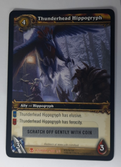 Thunderhead hippogryph World of Warcraft Loot Card UNSCRATCHED WoW - Image 1