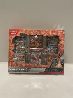 Pokemon TCG Charizard ex Premium Collection Box 65 Cards English 2023 MPN - Image 1