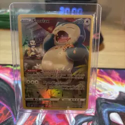 Pokemon TCG Snorlax Lost Origin Trainer Gallery Holo Ultra Rare Card TG10/TG30 - Image 1
