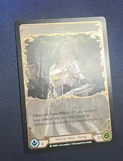 FAB HER057 Dorinthea COLD FOIL Young Hero Warrior Flesh & Blood TCG - Image 2