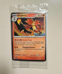 🔥 Delphox 013/086 Stamped Promo SEALED Chaos Rising Pokemon Card! NM! - Image 1