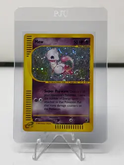 2002 Expedition Mew Holo Foil Rare 19/165 WOTC E-Reader Series-LP- Pokemon Card - Image 1