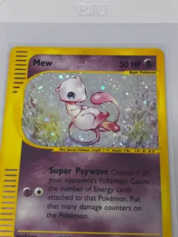 2002 Expedition Mew Holo Foil Rare 19/165 WOTC E-Reader Series-LP- Pokemon Card - Image 5