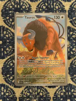 Pokemon TCG Tauros 096/086 Chaos Rising IR Ilustration Rare Card - NM - Image 1