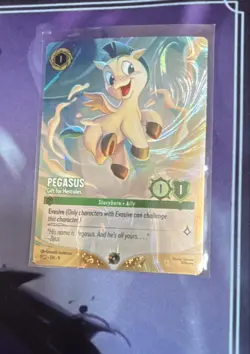 Pegasus - Gift for Hercules (1) 1 Disney Lorcana Promo Cards Holo - Image 1