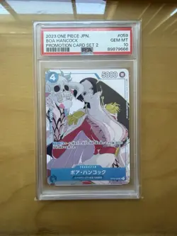 PSA 10 Boa Hancock 2023 One Piece OP02-059 Promotion Card Set 2 Japan - Image 1