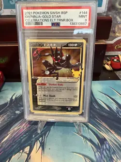 Pokemon PSA Graded Holo Lot 9 card. Sword and Shield, Scarlet and Violet. - Image 1