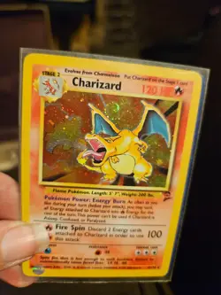 Pokemon Card Holographic Charizard (4/130), Base Set 2 - Image 2