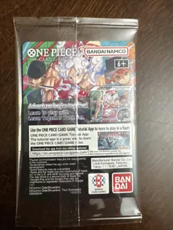 One Piece Monkey D. Luffy College Basketball US Voyage Promo Card Sealed NEW - Image 2