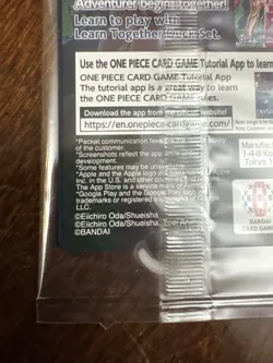 One Piece Monkey D. Luffy College Basketball US Voyage Promo Card Sealed NEW - Image 5
