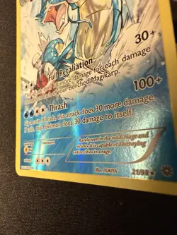 Gyarados 21/98 Holo XY Ancient Origins Pokemon TCG Card 2015 Extended Art - Image 3