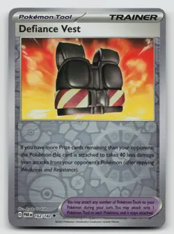 Pokemon Defiance Vest Reverse Holo Uncommon SV04: Paradox Rift 162/182 NM - Image 1